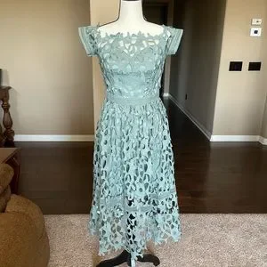 clutch for green dress CITRON NOVA LACE CHERRY MAXI DRESS – Kinga Csilla main image 0
